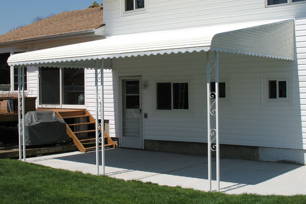 Step Down Aluminum Awning